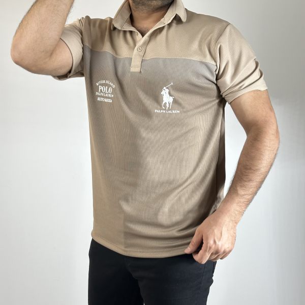 تصویر  تیشرت یقه کبریتی