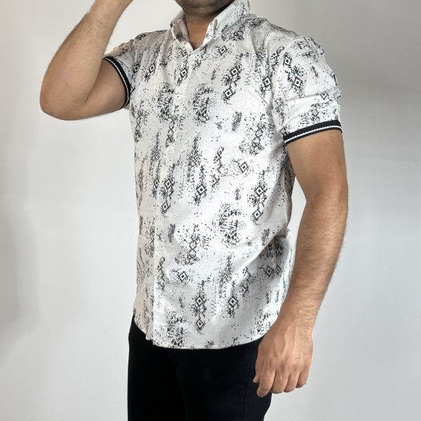 تصویر  پیراهن کنفی بازوکش