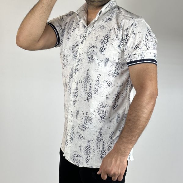 تصویر  پیراهن کنفی بازوکش