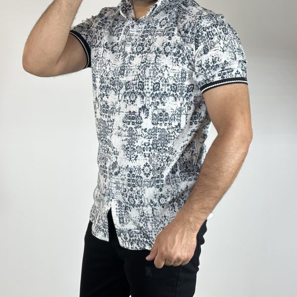 تصویر  پیراهن کنفی بازوکش