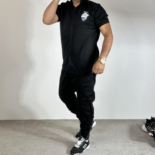 تصویر  پیراهن میله ای لخت