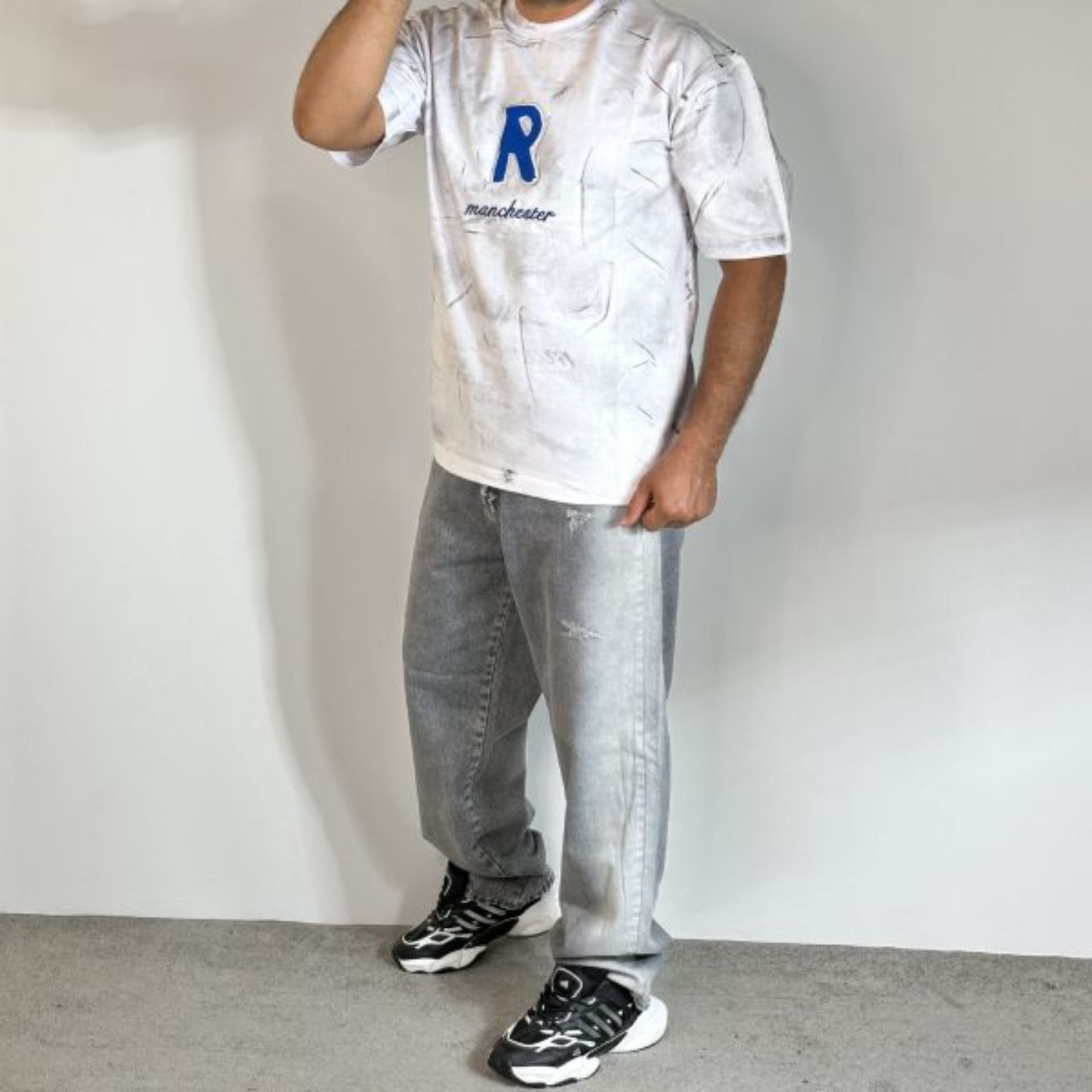 تصویر  شلوار بگ با تیشرت ماکان