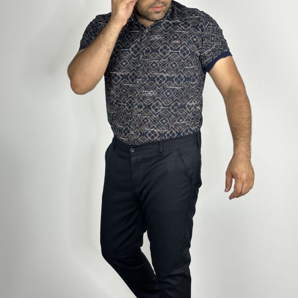 تصویر  پیراهن کنفی بازوکش