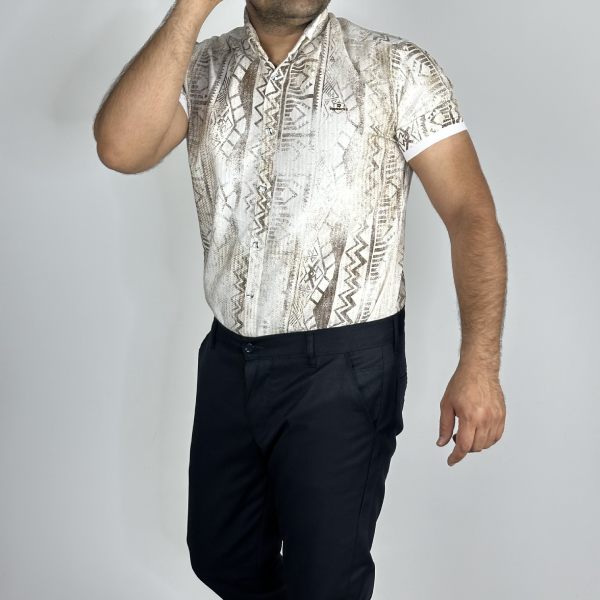 تصویر  پیراهن کنفی بازوکش