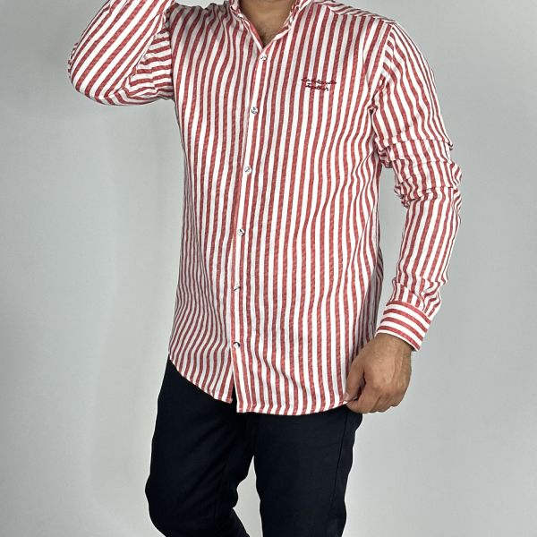 تصویر  پیراهن راه راه