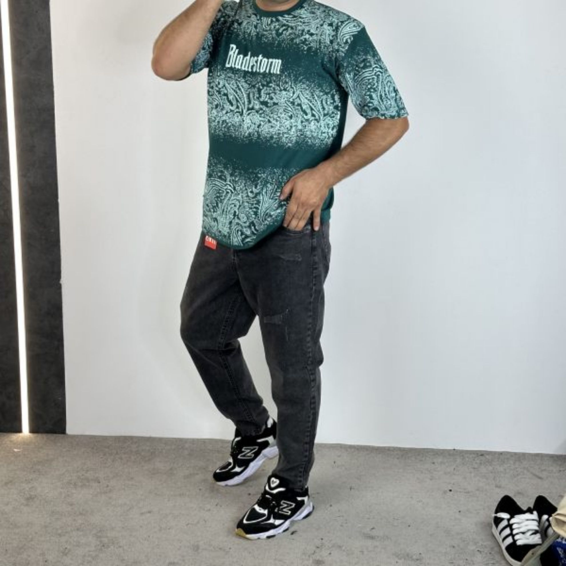 تصویر  شلوار مام فیت