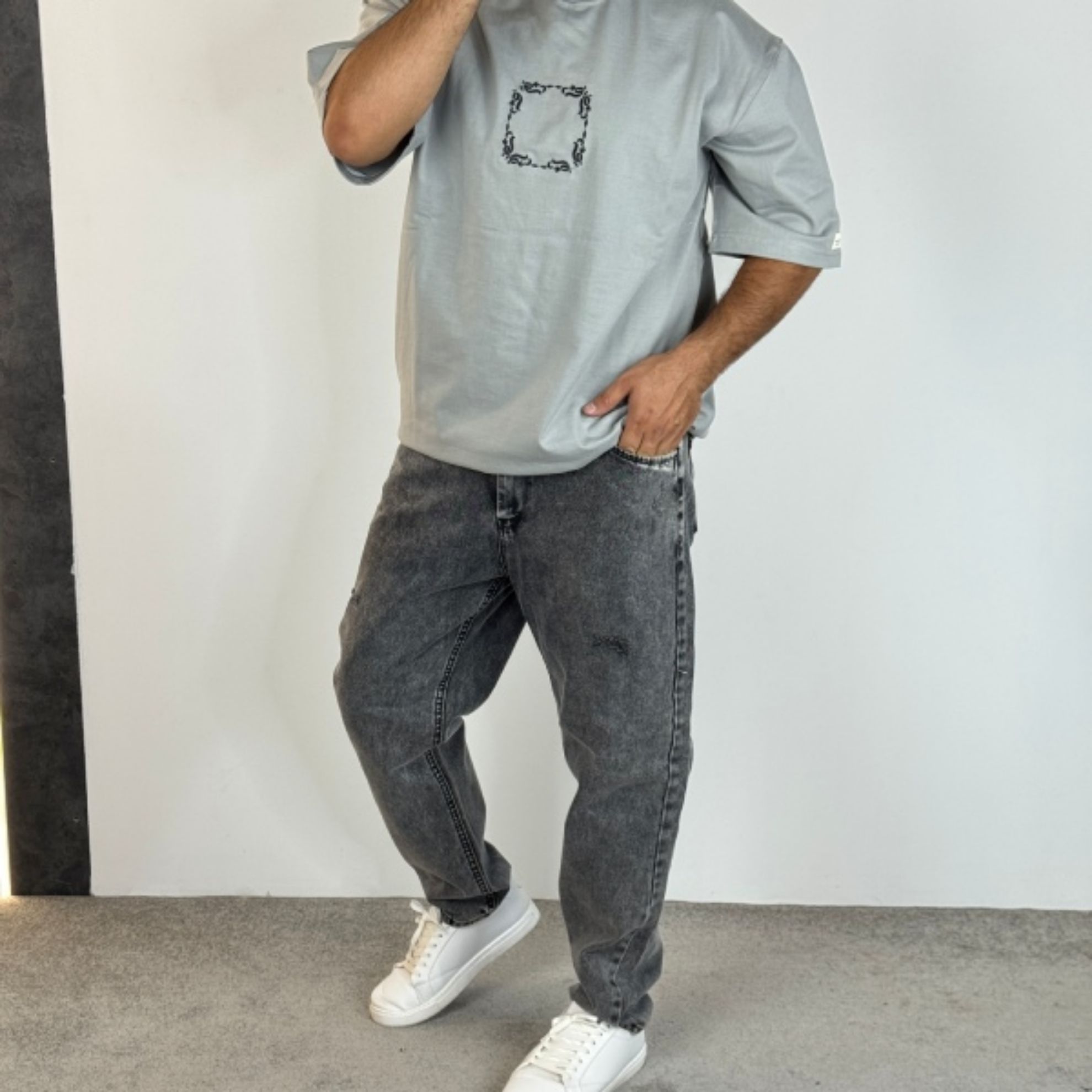 تصویر  شلوار مام فیت