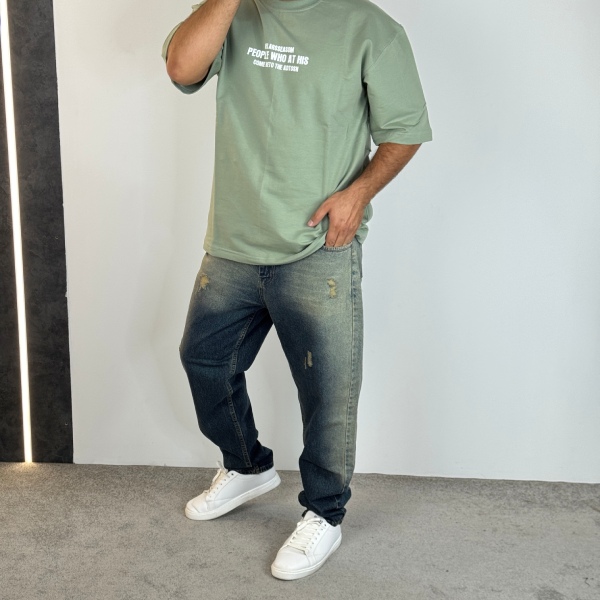 تصویر  شلوار مام فیت